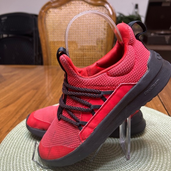 adidas Red and Black Women's Sneakers - Picture 4 of 10